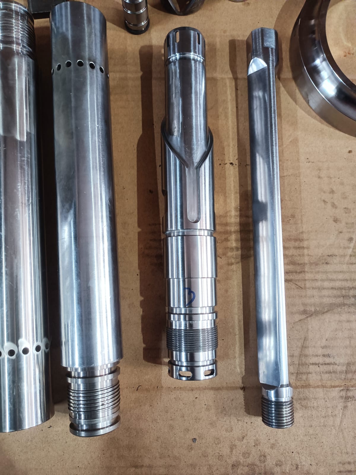 Machined measurement-while-drilling components
